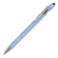 Ball pen Paris Metal soft touch, Pastel Blue