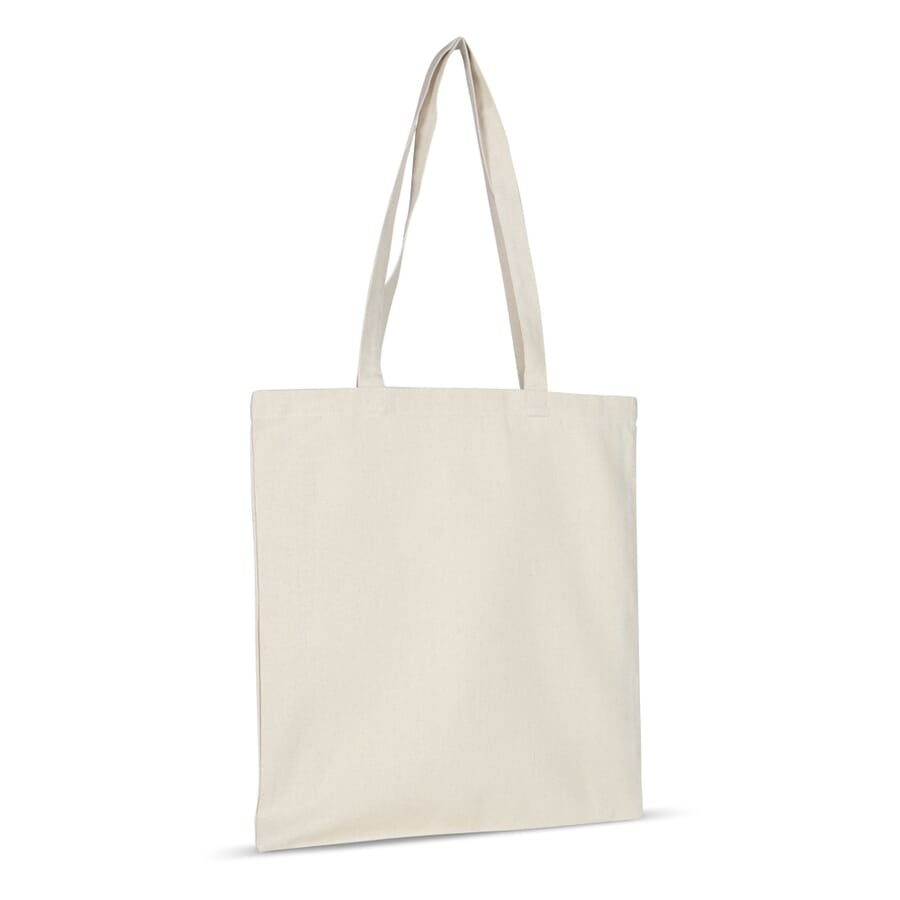 Bag OEKO-TEX® nature long 220g/m² 38x42 cm, Ecru, product image (1)