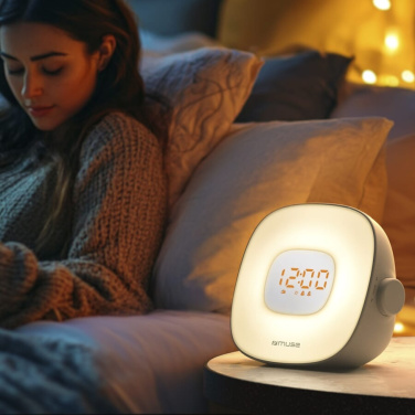 ML-198 | Muse wake up light FM radio, White, product image (3)