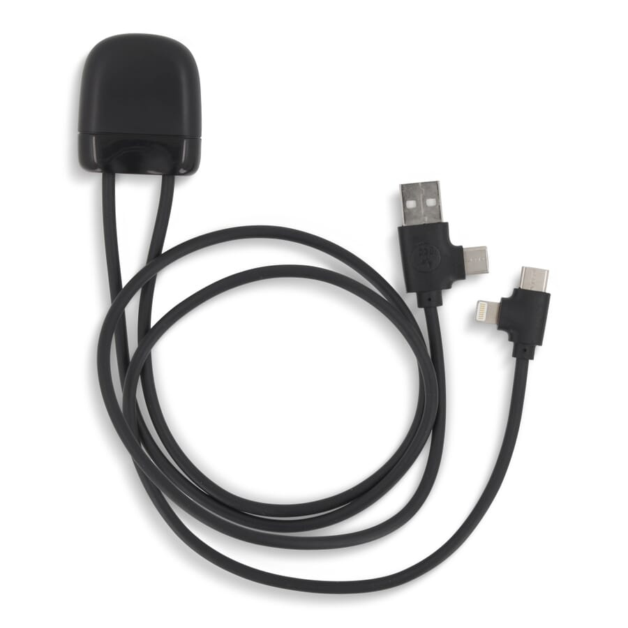 Xoopar Ice-C Charging cable, Black, product image (1)