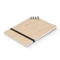 Notebook bamboo corner bound A6, Nature