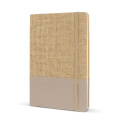 Notebook jute R-PET, Ecru
