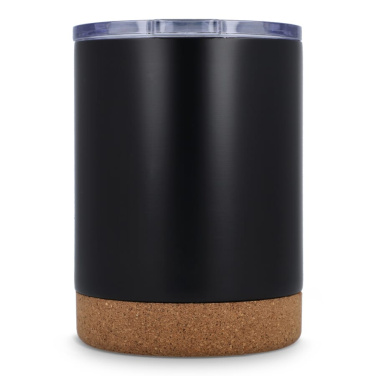 T-ceramic thermo mug with lid Lena 350 ml, Black, product image (4)
