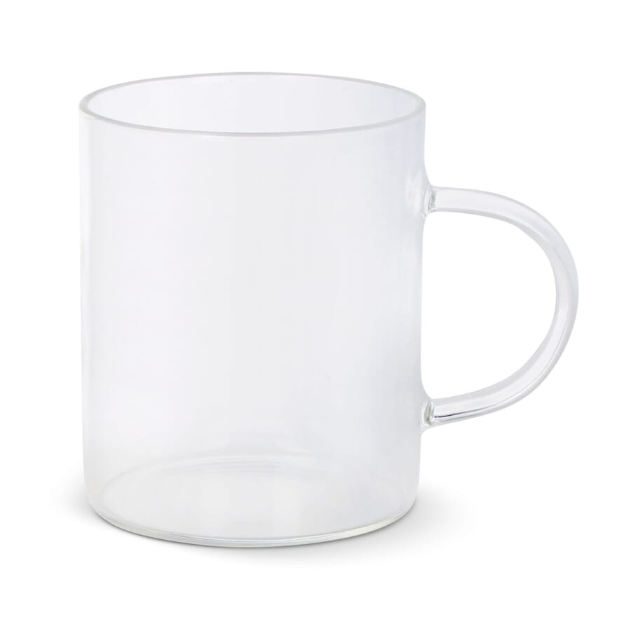 Coffee glass with handle Vardez 180 ml, Transparent, product image (1)