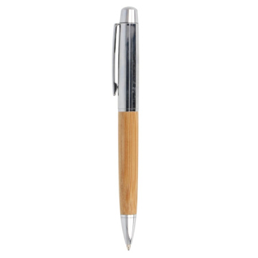 Metal Ball pen bamboo in tube, Nature, product image (4)