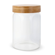 Canister glass & bamboo 900 ml