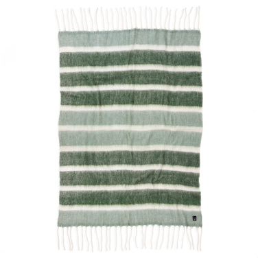 Kosta Linnewäfveri Wool Plaid Stripe, Green, product image (3)