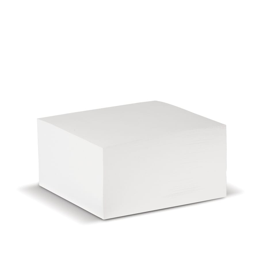 Cube pad 10x10x5, White, product image