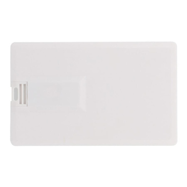 USB flash drive creditcard 8GB, White, product image (2)