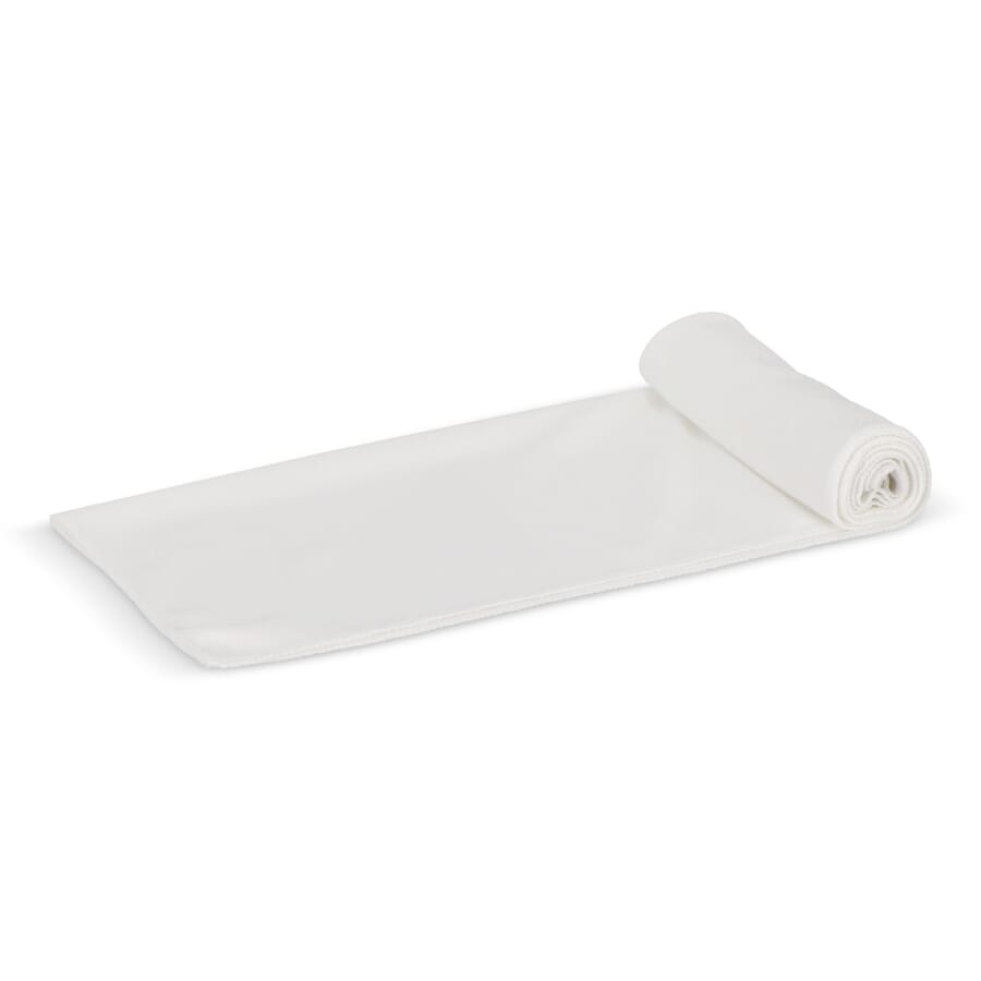 Cooling towel R-PET 30x80 cm sublimation, White, product image (1)