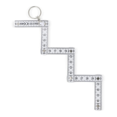 Calibrated foldable ruler ring 0,5m, White, product image (3)
