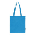 R-PET Carry bag non-woven long handles 38 x 42 cm 75g/m², Blue