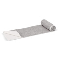 Quick dry towel R-PET 100 x 180 cm sublimation, White / Grey