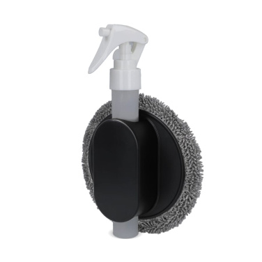 2-in-1 spray and cleaning rag, Black, product image (3)