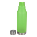 R-PET bottle frosted 600 ml, Ecru / Light Green