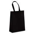 R-PET Carry bag laminated non-woven 30 x 12 x 40 cm 105g/m², Black