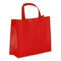 R-PET Carry bag laminated non-woven 40 x 16 x 35 cm 105g/m², Red