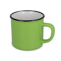 Enamel style ceramic mug 280 ml, Light Green