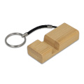 Bamboo phone holder keychain, Nature