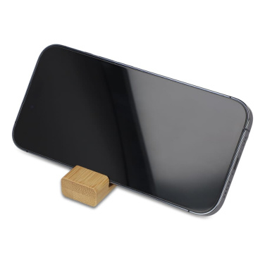 Bamboo phone holder keychain, Nature, product image (2)