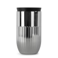 Sagaform Tova isolated mug, 320 ml leak-proof and dishwasher safe, Chromium