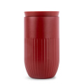 Sagaform Tova isolated mug, 320 ml leak-proof and dishwasher safe, Dark Red