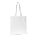 Bag organic cotton colour long 140g/m² 38x42 cm, White