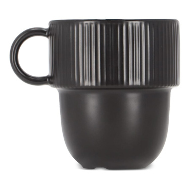 Sagaform Inka cup with ear 270 ml, Black, product image (3)