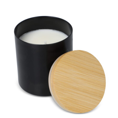 Bhakti scented plant based candle in recycled aluminium jar, Black, product image (3)