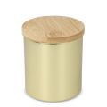 Bhakti scented plant based candle in recycled aluminium jar, Gold