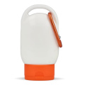 Sunscreen Lotion with carabiner SPF30 recycled material 30 ml, Orange