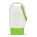 Sunscreen Lotion with carabiner SPF30 recycled material 30 ml, Light Green