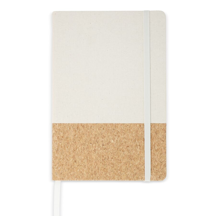 Notebook cotton & cork A5, Nature, product image (1)