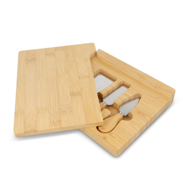 4pc Bamboo cheese & wine serving set, Nature, product image (2)