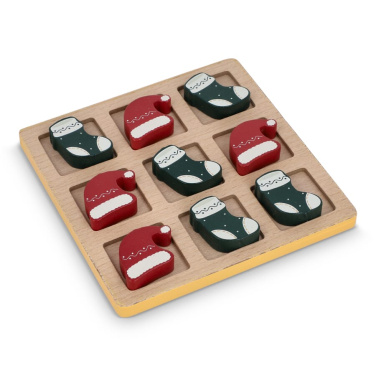 InSideOut Wooden Christmas tic tac toe, Fluor assorti, product image (4)