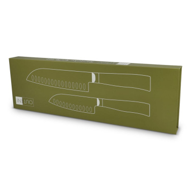 InSideOut Santoku 2pc knife set Ravn, Wood, product image (2)