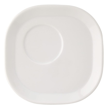 Cup & saucer square Satellite 180 ml, White, product image (4)