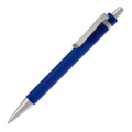 Ball pen Antarctica metal clip, Ecru / Dark blue