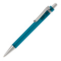 Ball pen Antarctica metal clip, Ecru / Light Blue