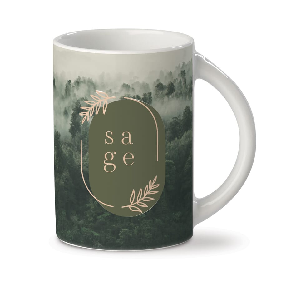 Mug subli Marseille 300 ml, White, product image (1)