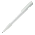 Nash ball pen rubber grip hardcolour, White / White