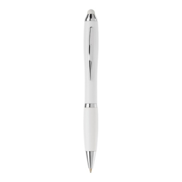 Ball pen Hawaï stylus hardcolour, White / White, product image (2)