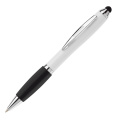 Ball pen Hawaï stylus hardcolour, White / Black