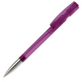 Nash ball pen metal tip transparent, Transparent / Purple
