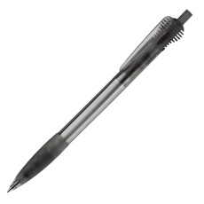 Cosmo ball pen transparent rubber round clip