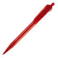 Cosmo ball pen transparent round clippart, Transparent / Red