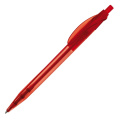 Cosmo ball pen transparent, Transparent / Red