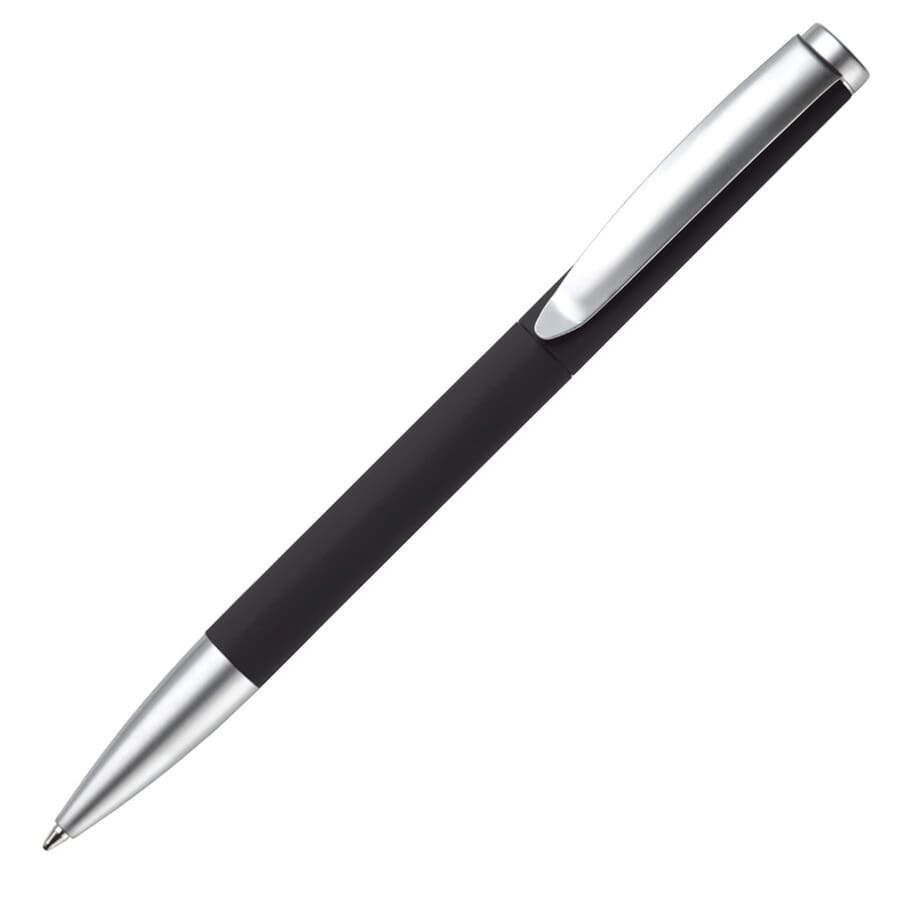 Ball pen Modena soft touch, Black, product image (1)