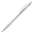 Cosmo ball pen rubber grip HC, White / White