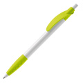 Cosmo ball pen rubber grip HC, White / Light Green